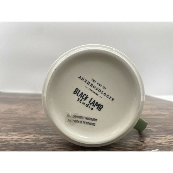 Anthropologie Black Lamb Studio Plant Lady Mug - Picture 7 of 7